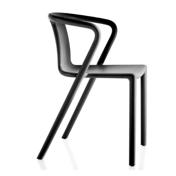 stackable style, Sedia terrazzo Air armchair Nero