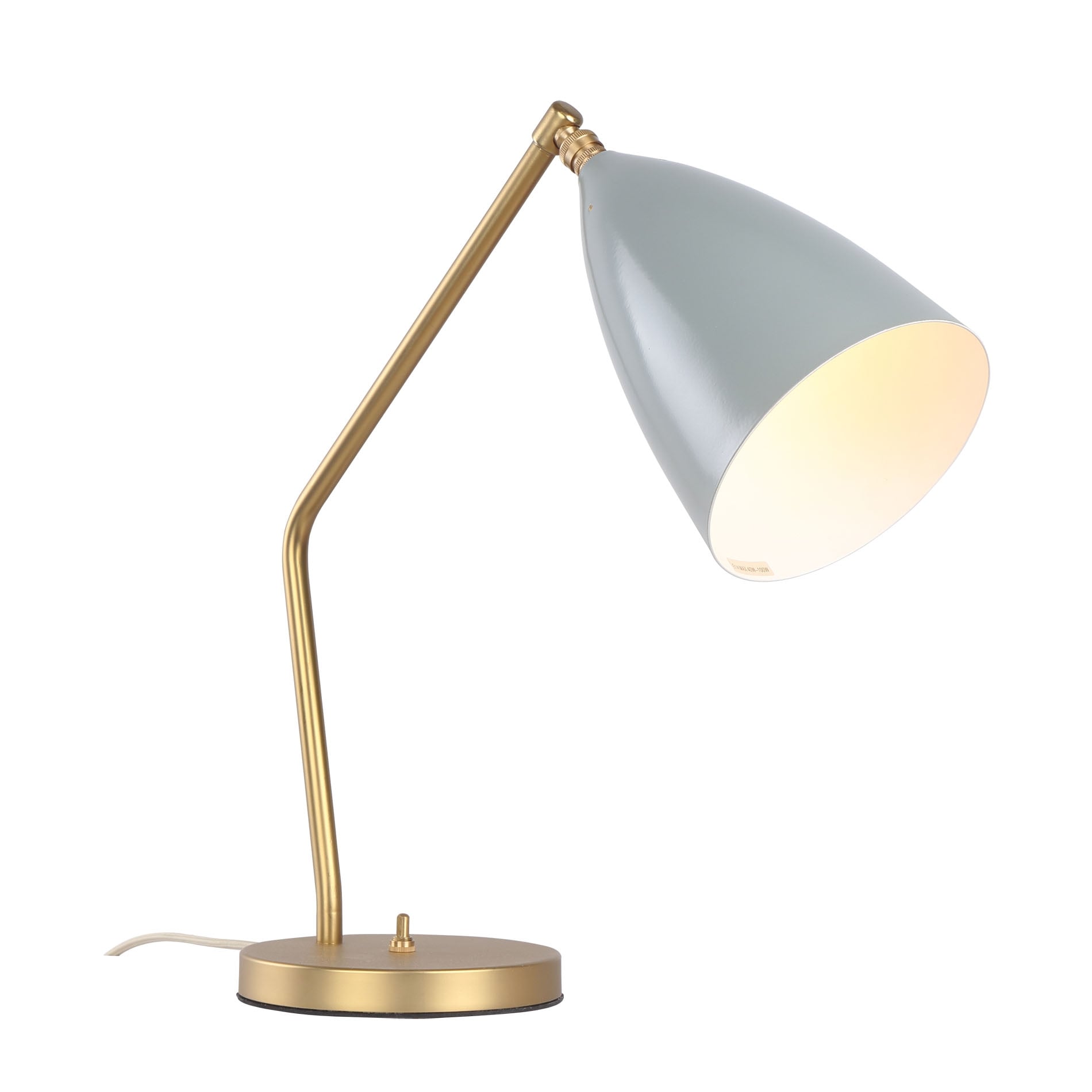 Greta Magnusson style, Lampada da tavolo Gräshoppa grigio