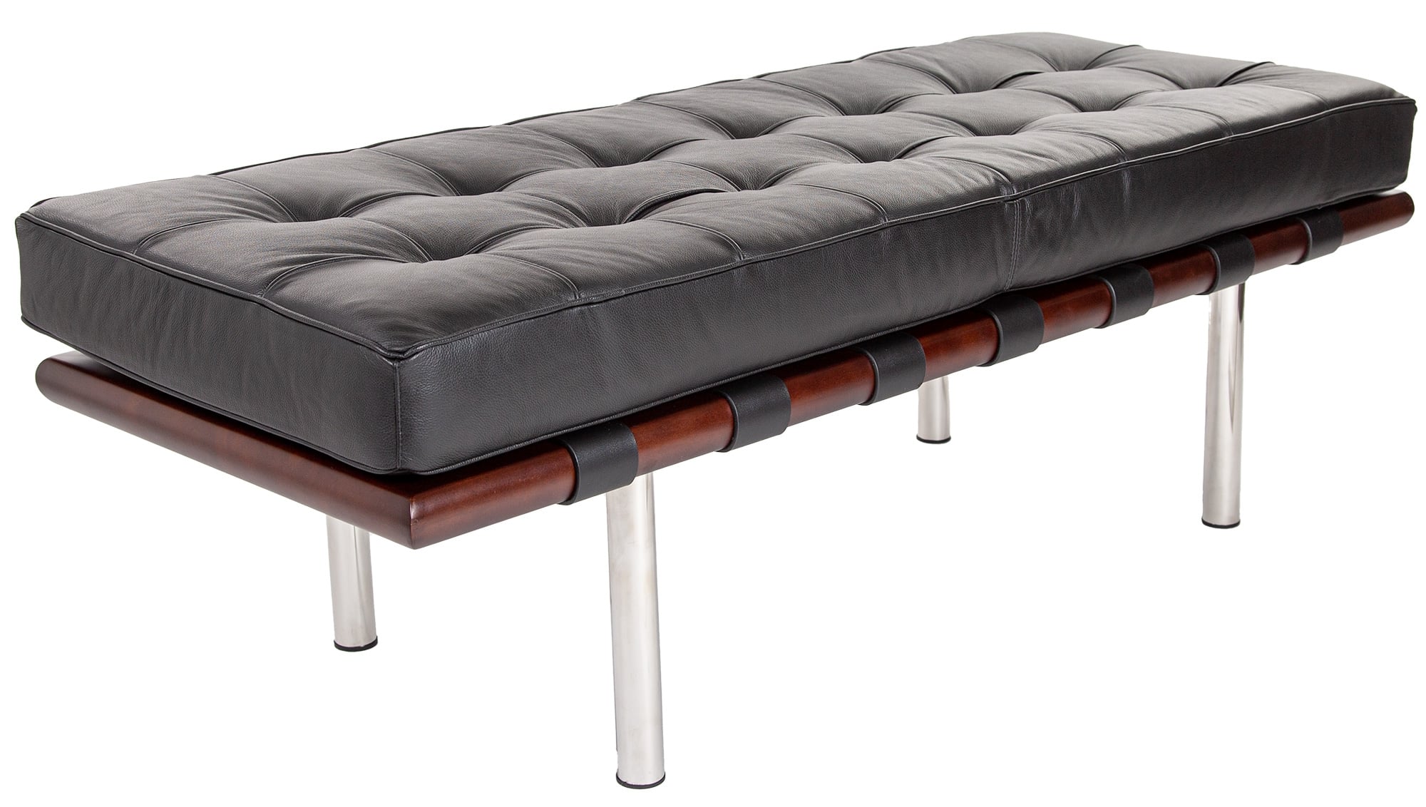 Ludwig Mies vd Rohe style, Panca Barcelona Pavillion panca Nero