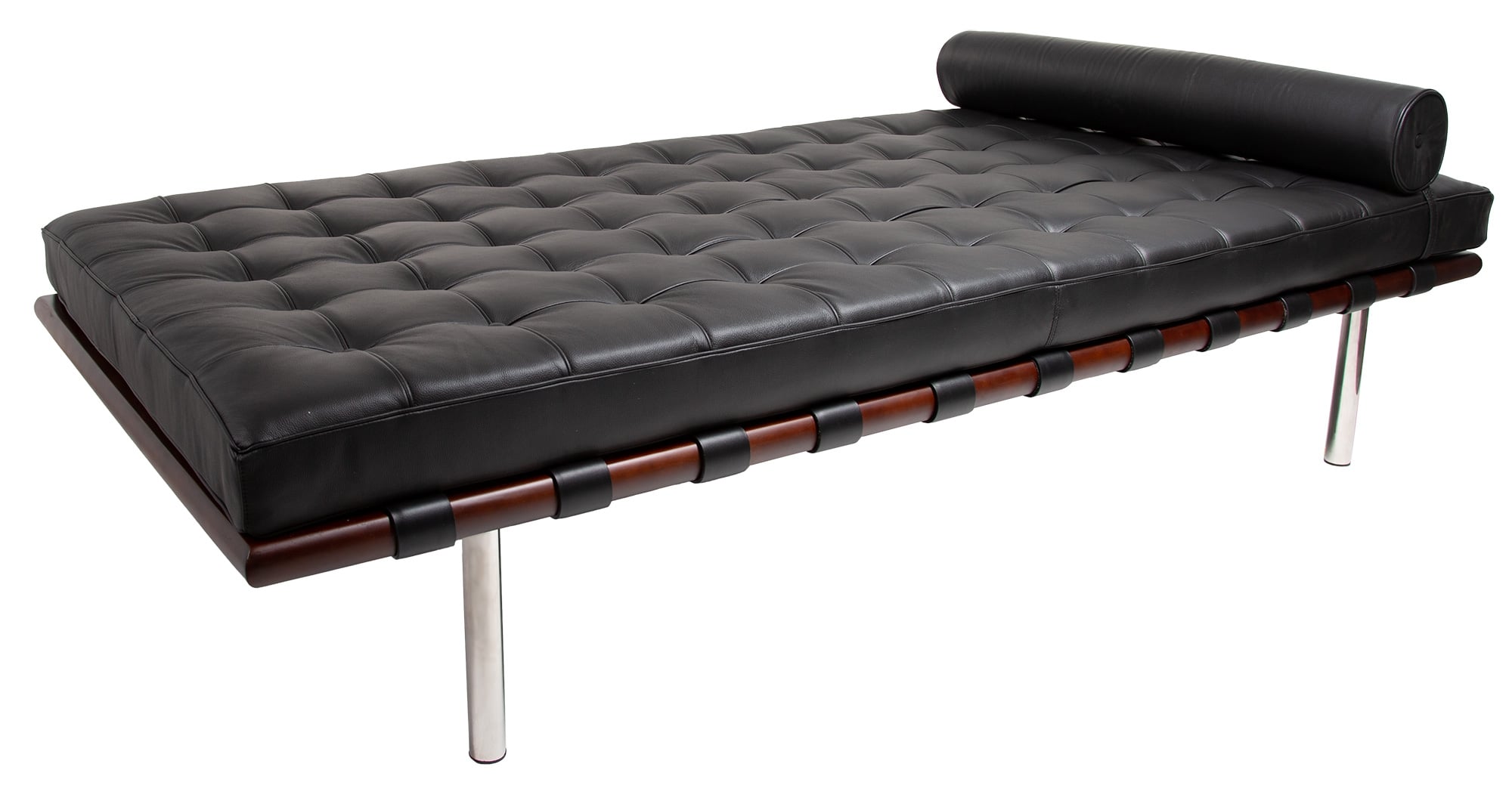 Ludwig Mies vd Rohe style, Daybed Barcelona Pavillion Nero