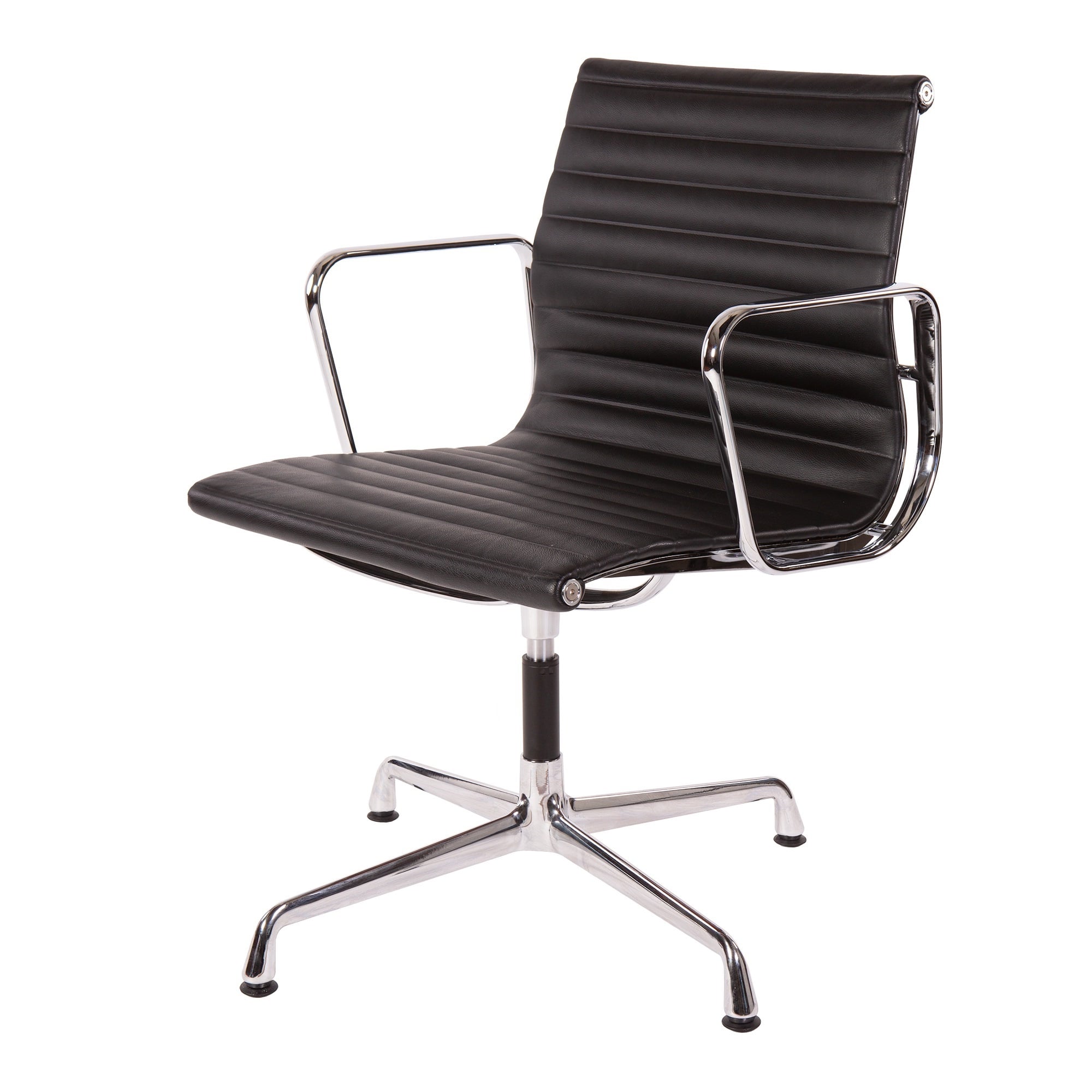 Charles Eames style, Cadeira de conferência EA108 pelle Nero