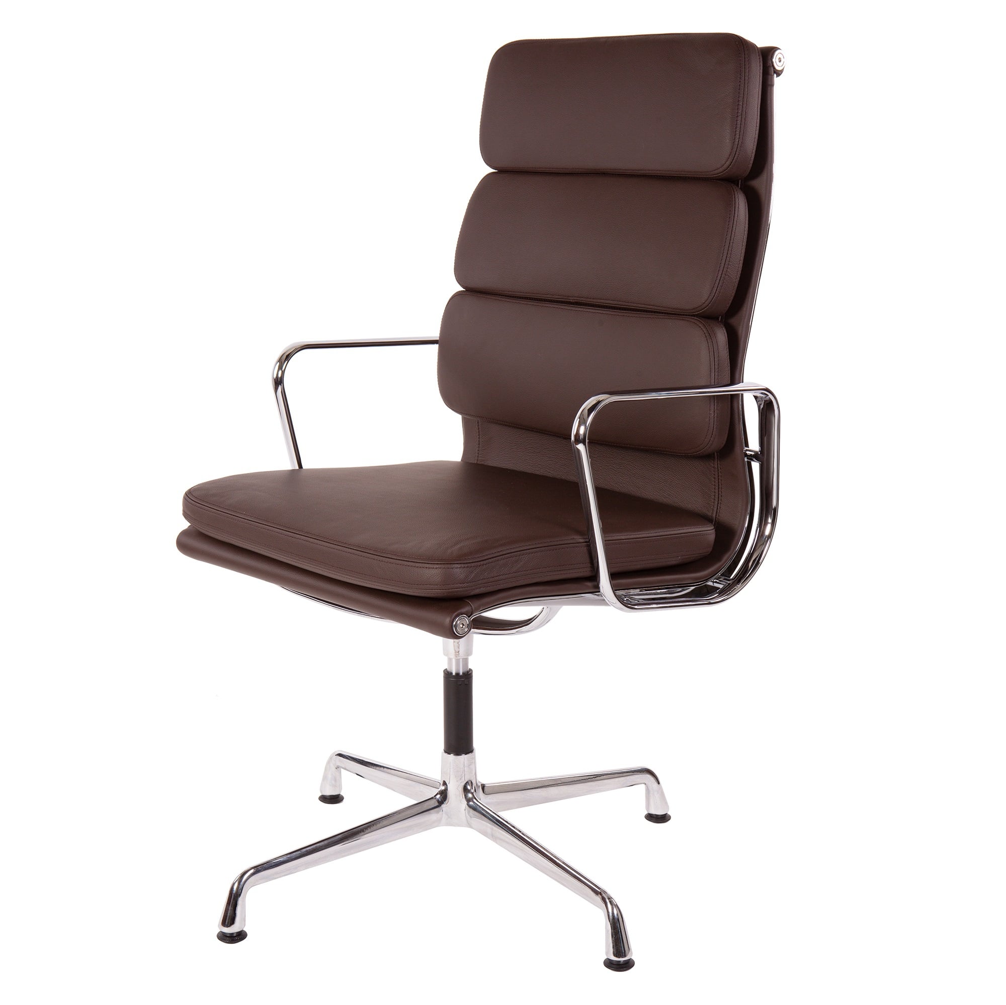 Charles Eames style, Cadeira de conferência EA208 alta indietro Marrone