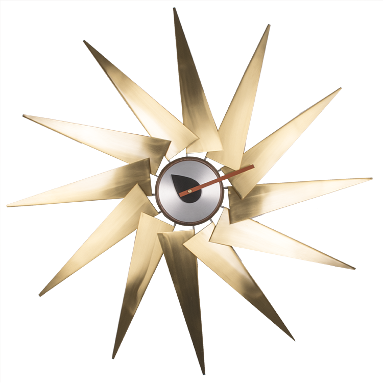 George Nelson style, Orologio da parete Windmill clock Metallo