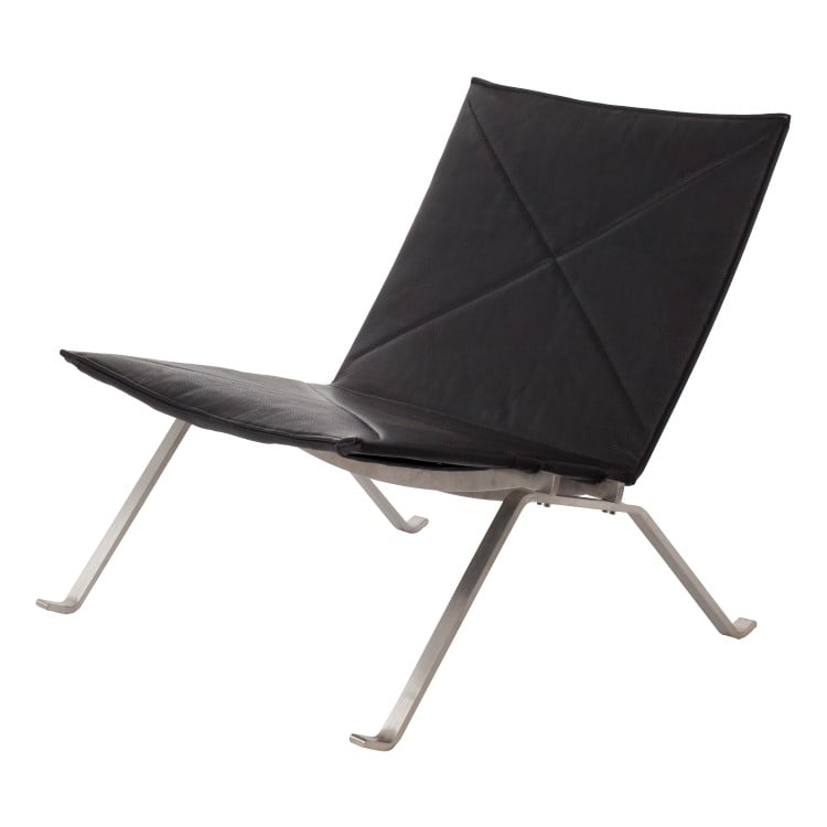 Poul Kjaerholm style, Poltrona PK22 Nero