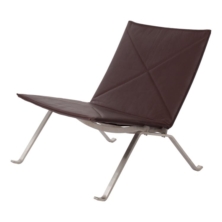 Poul Kjaerholm style, Poltrona PK22 Marrone