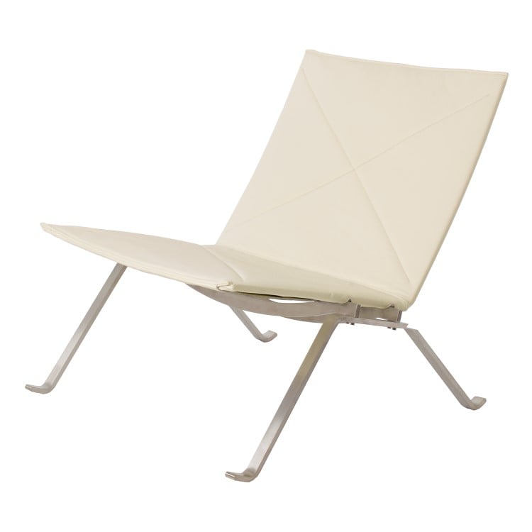 Poul Kjaerholm style, Poltrona PK22 avorio