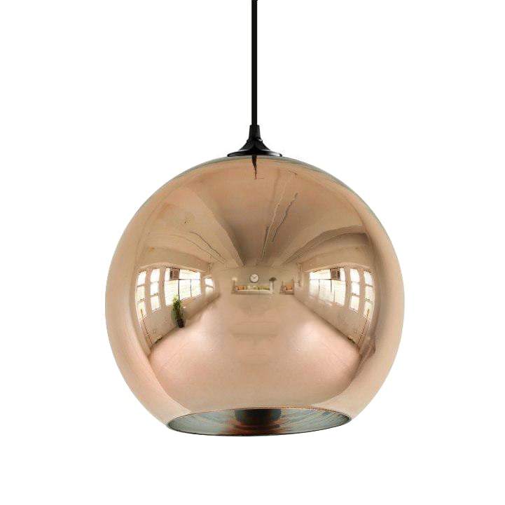 Roberto Menghi style, Luce pendente lampada di rame 35cm rame 35cm
