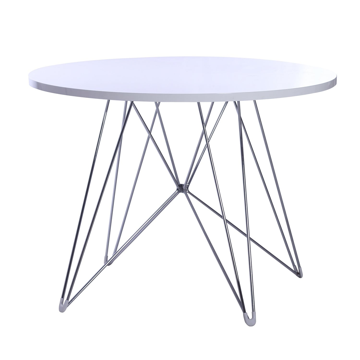Charles Eames style, Tavolo da pranzo CTR Dining Eiffeltable bianca