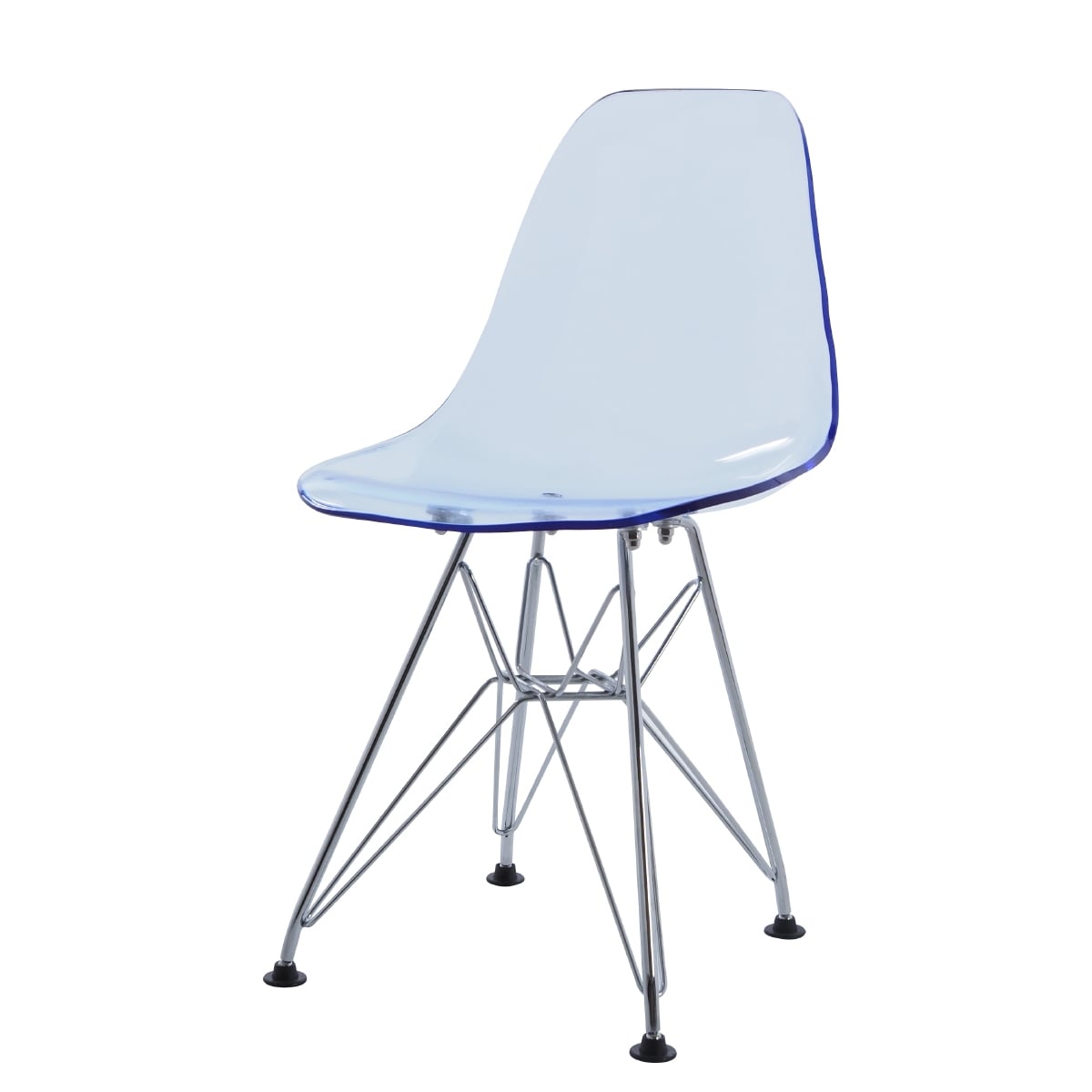 Charles Eames style, Il seggiolino DSR Junior blu trasparente