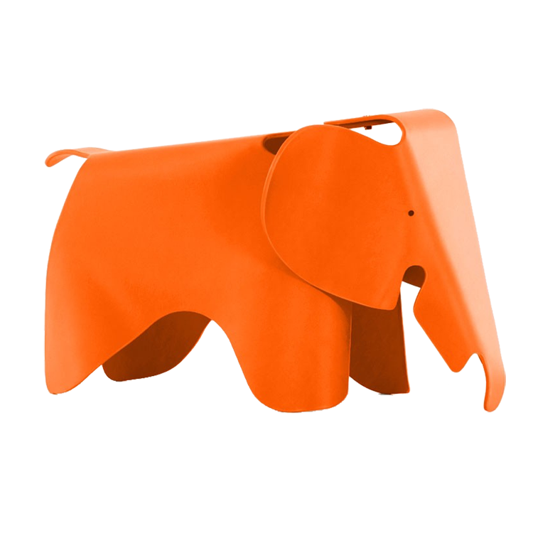 Charles Eames style, Elephantchair Elephant Junior arancia