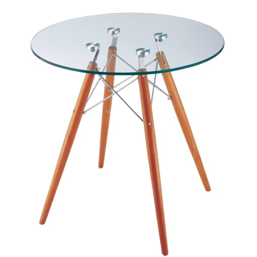 Charles Eames style, Tavolino CTW trasparente