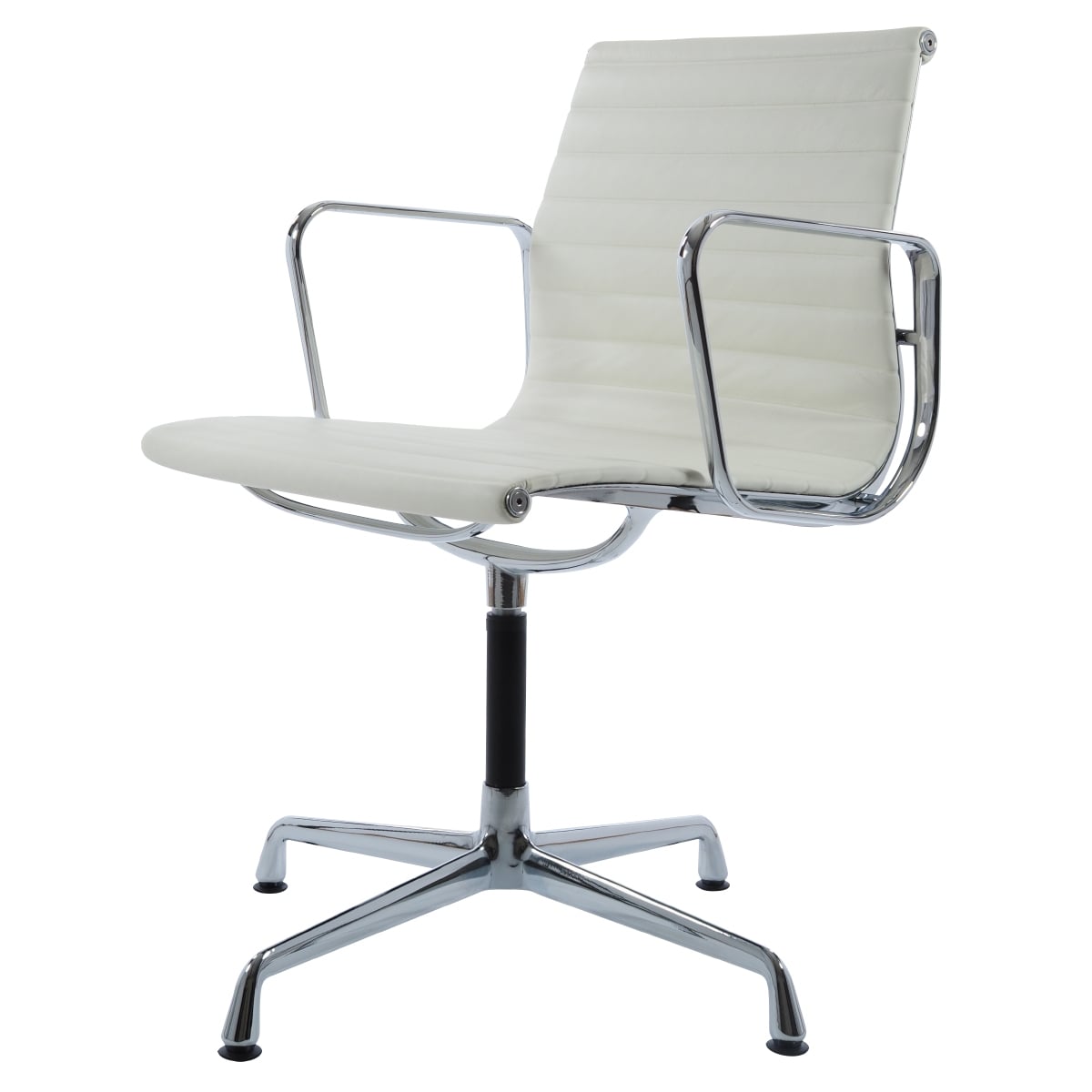Charles Eames style, Cadeira de conferência EA108 pelle crema