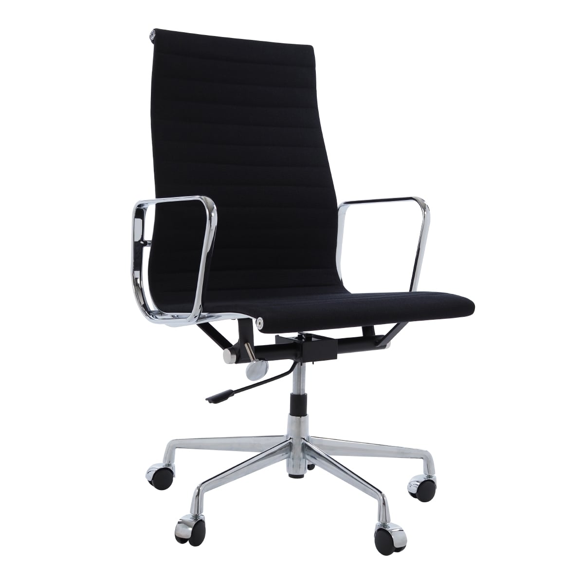 Charles Eames style, Sedia da ufficio EA119 hopsack Nero