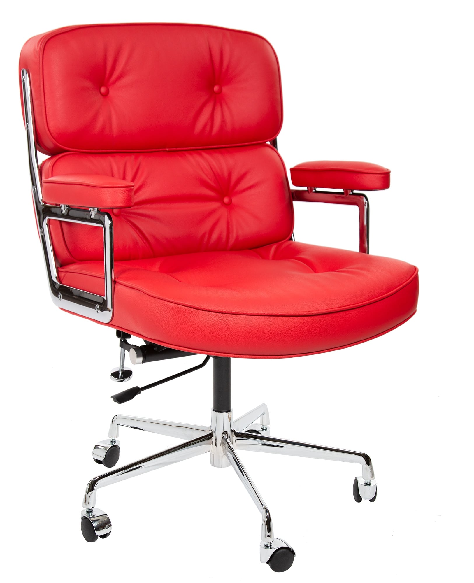 Charles Eames style, Sedia da ufficio ES104 rosso