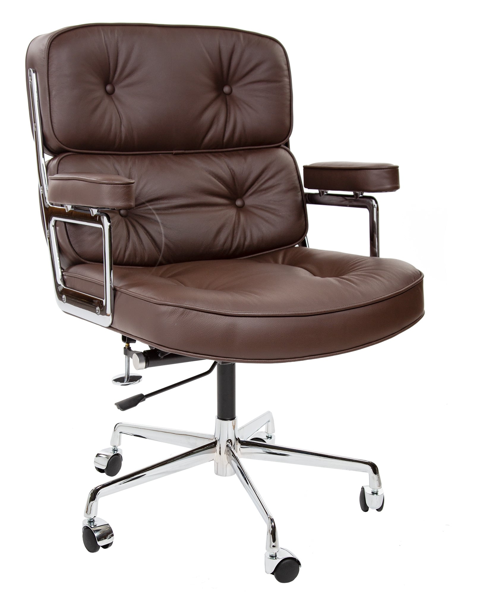 Charles Eames style, Sedia da ufficio ES104 Marrone