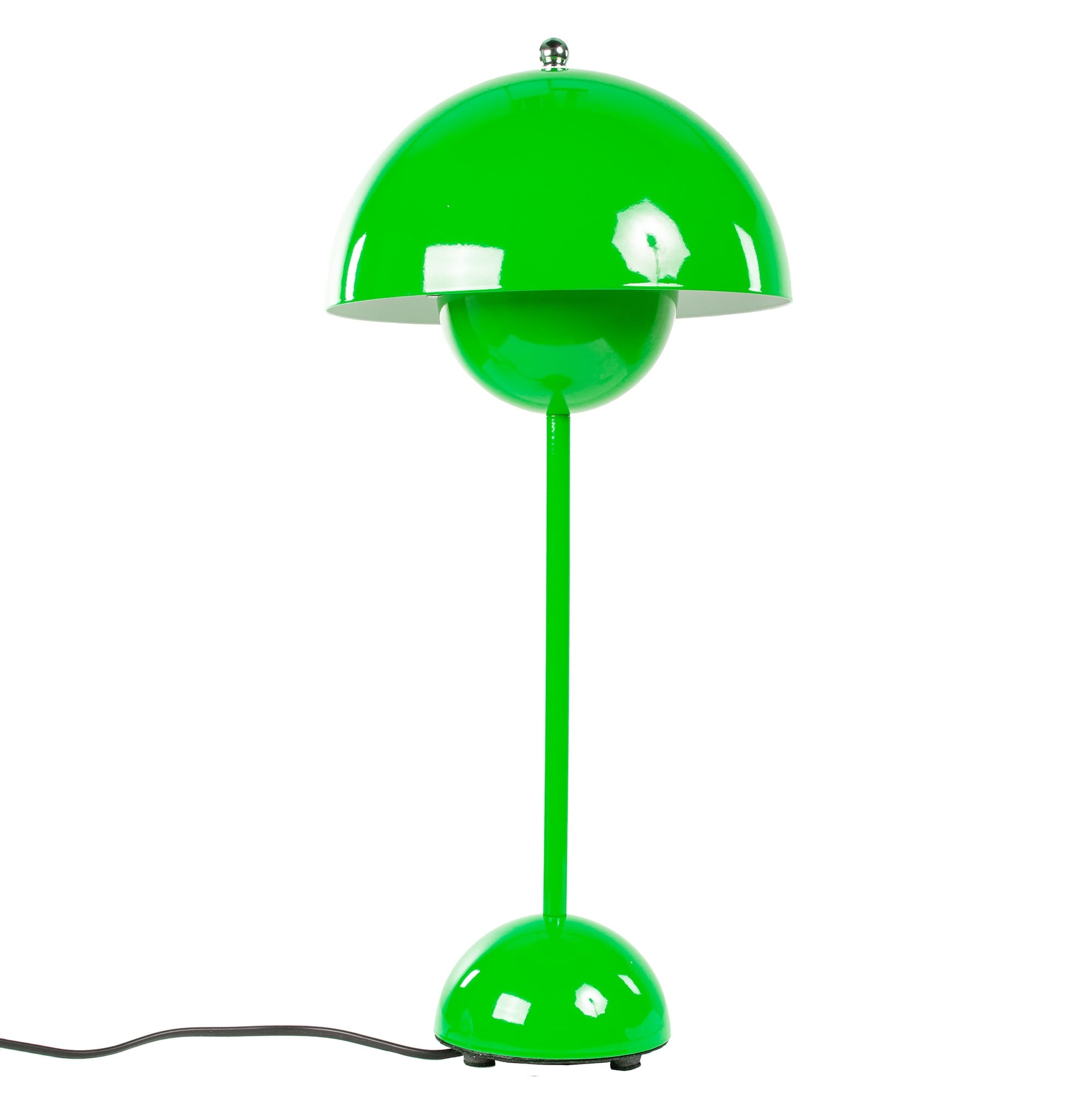 Verner Panton style, Lampada da tavolo Vaso di fiori VP3 verde