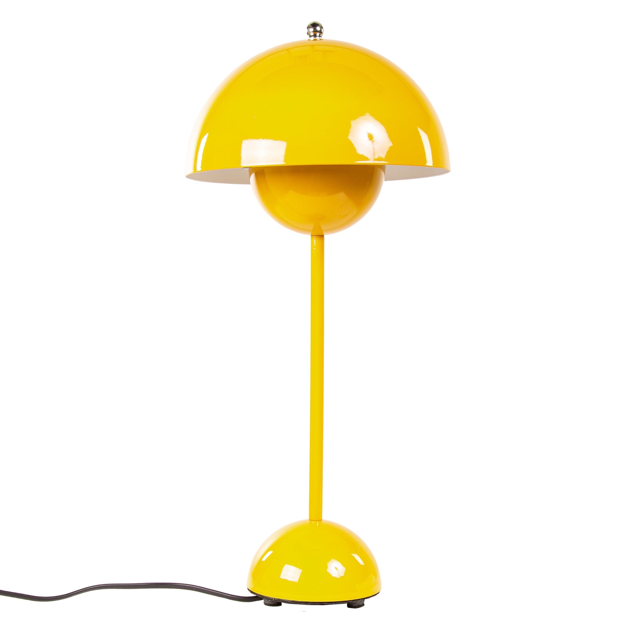 Verner Panton style, Lampada da tavolo Vaso di fiori VP3 giallo
