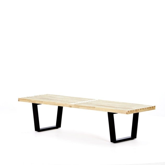 George Nelson style, Panca Nelson Bench Oak 152 centimetri