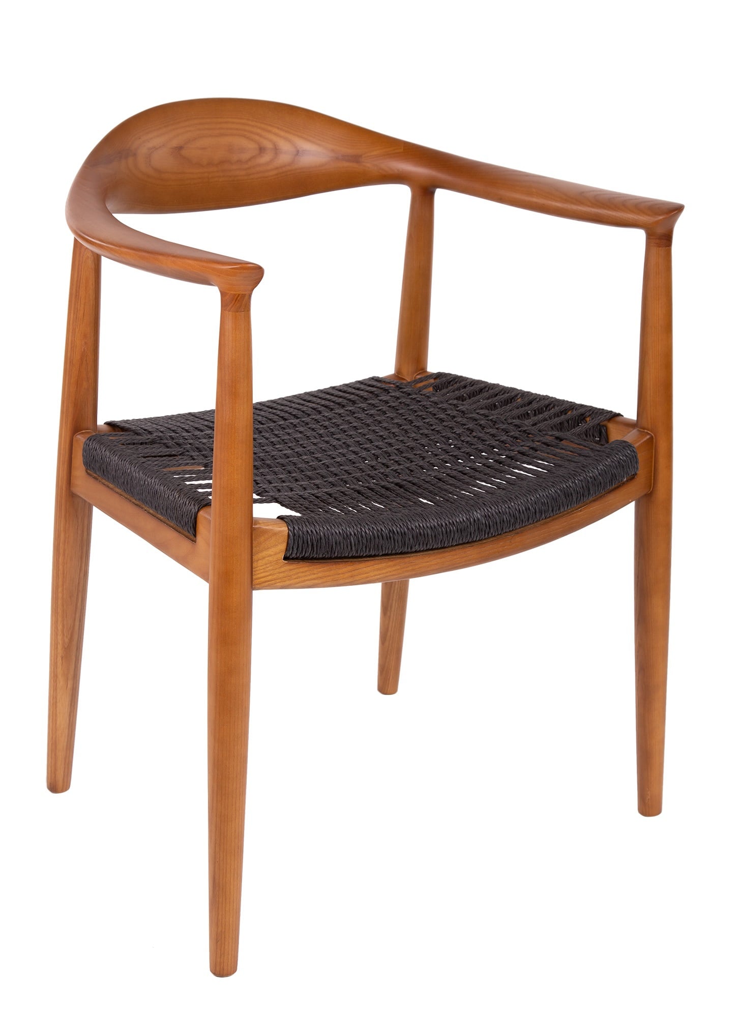 Wegner style, Sedia da pranzo kennedy chair Noce Nero