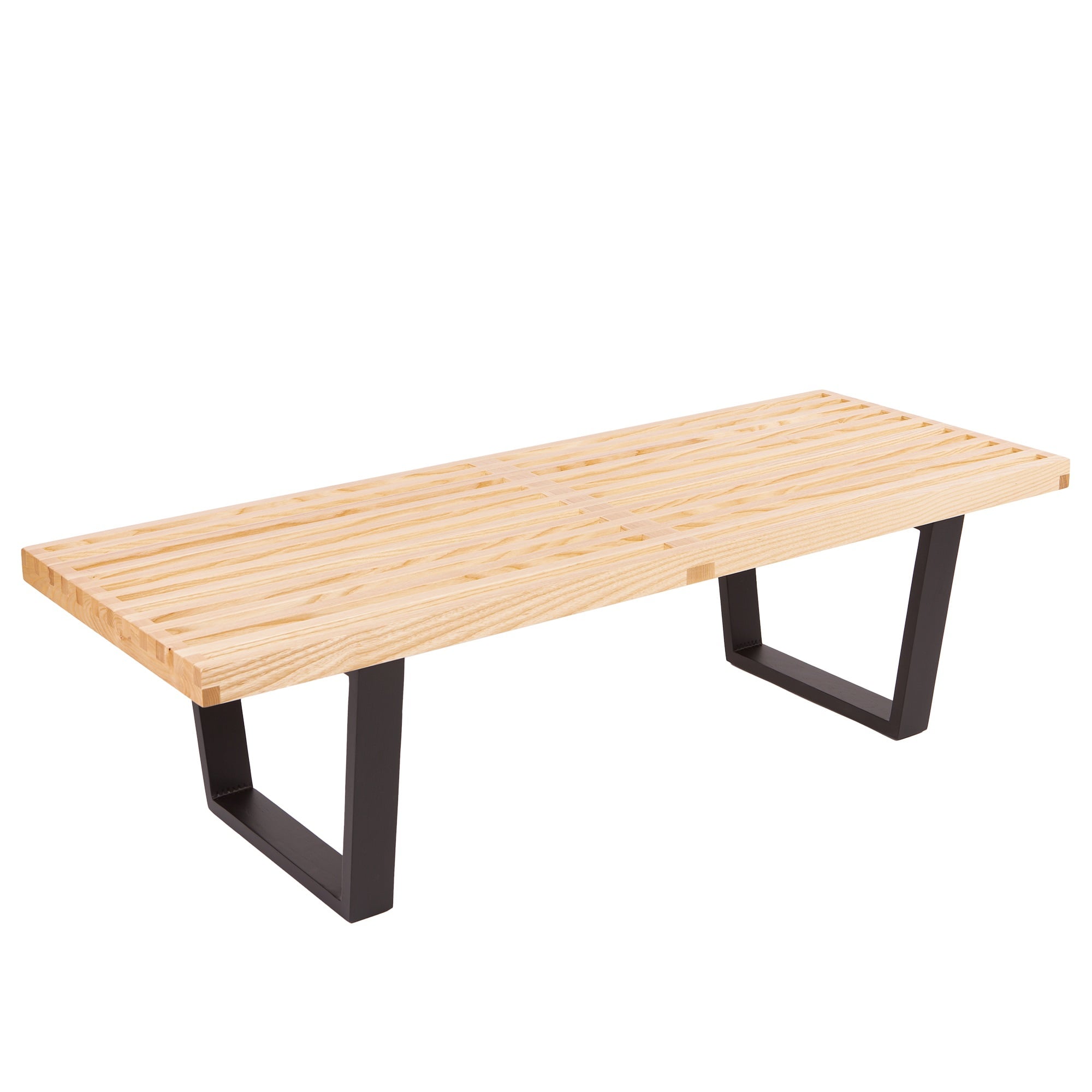 George Nelson style, Panca Nelson Bench Oak 123 centimetri