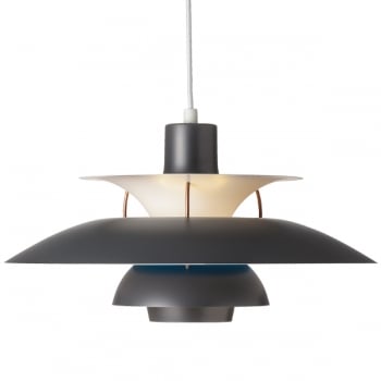Poul Henningsen style, Luce pendente DPH50 Nero