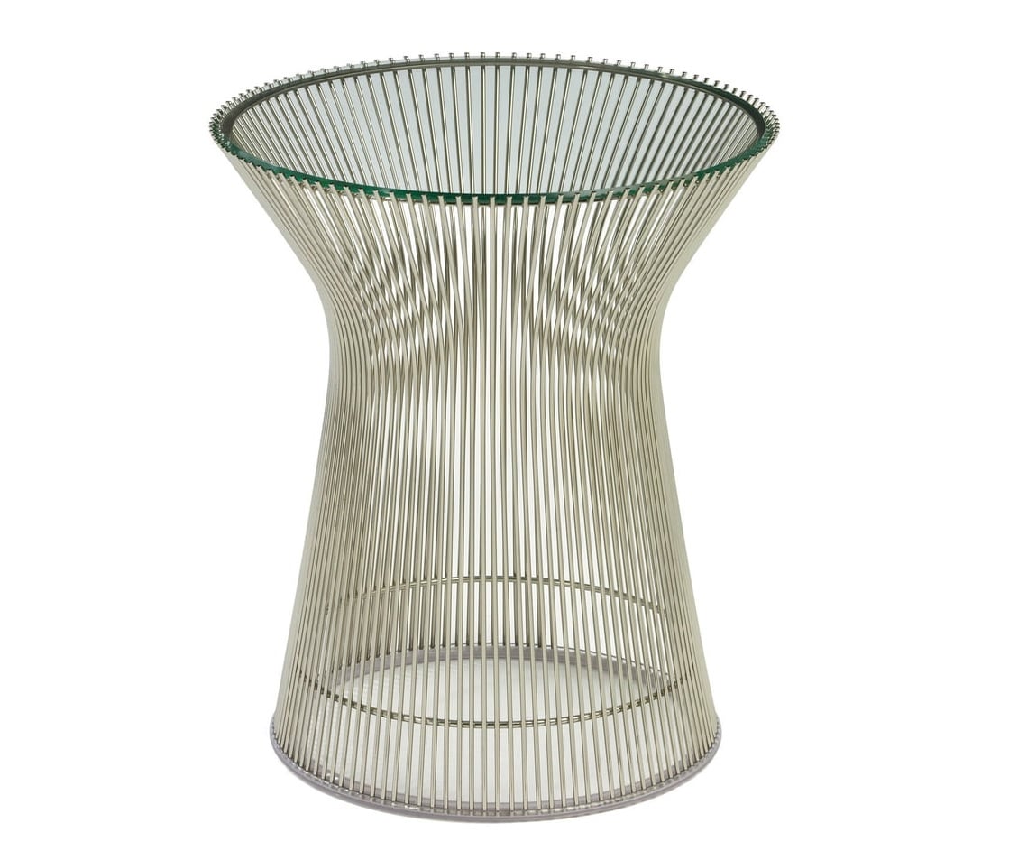 Warren Platner style, Tavolino Wire tavolo Cromo