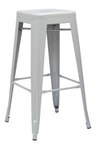 Xavier Pauchard style, Seggiola da bar Tolix style barstool 77 centimetri grigio opaco